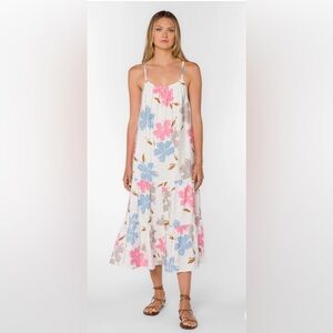 NWT Floral MAXI DRESS W/Spaghetti Straps